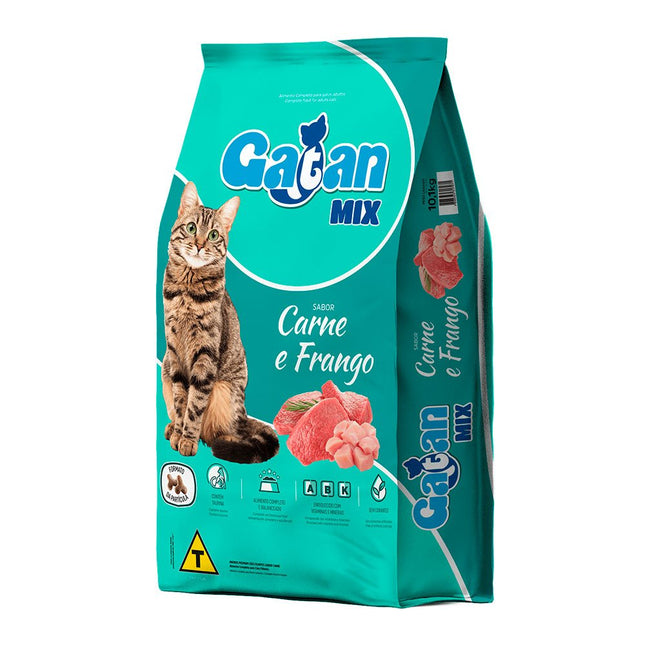 Ração Seca Gatan Mix Carne e Frango – Gatan Mix Gatos Adultos