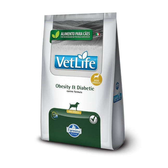 Ração Seca Medicamentosa Fórmula Natural Vet Obesidade e Diabetes para Cachorros