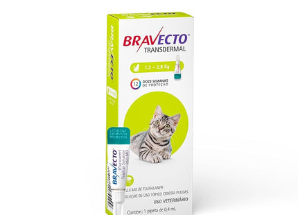 Bravecto Transdermal – Gatos (1,2–2,8 kg)