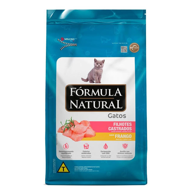 Fórmula Natural – Ração Seca para Gatos Filhotes Castrados