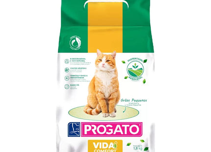 Areia Progato Vida Comfort – Areia Higiênica Biodegradável para Gatos 10 kg