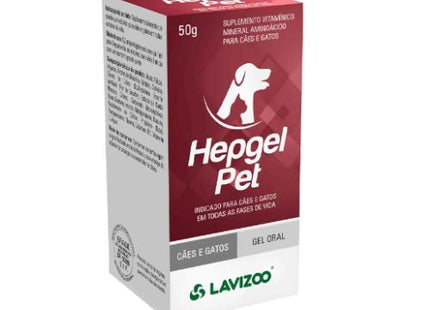 Hepatoprotetor Inove Hepgel Pet 50g para Cães e Gatos