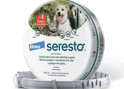Seresto Coleira P (Até 8 kg) – Antipulgas e Carrapatos