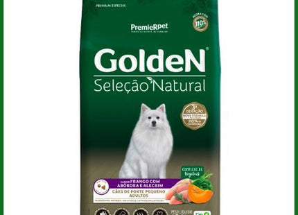 Ração Seca Golden Select Natural Abóbora para Cachorros Adultos de Porte Pequeno