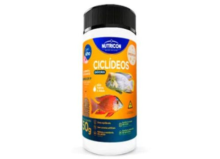 Ração Seca Nutricon Ciclídeos Onívoros com Alho para Cachorros de Porte Pequeno