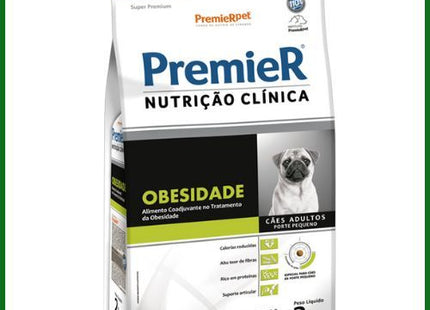 Ração Seca Medicamentosa Premier Nutrição Clínica Obesidade para Cachorros de Porte Pequeno