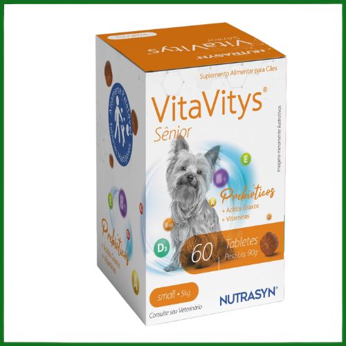 Suplemento Alimentar Vitavitys Senior Small para Cachorros Sênior de Porte Pequeno