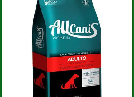 Ração Seca Allcanis Mini Bits para Cachorros de Porte Pequeno