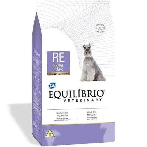 Ração Seca Medicamentosa Equilibrio Vet Renal para Cachorros