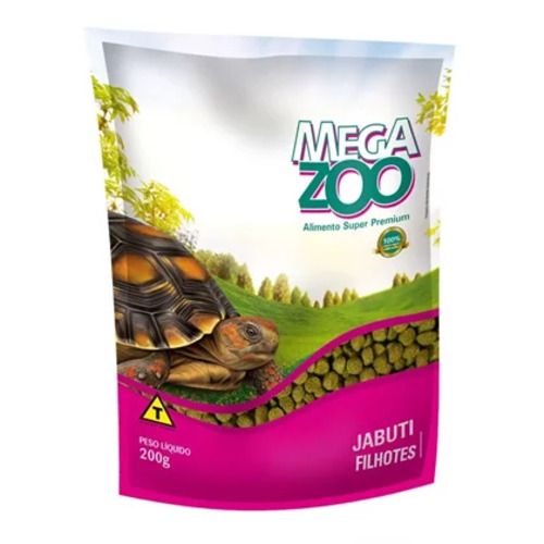 Ração Seca Mega Zoo para Jabutis Filhotes