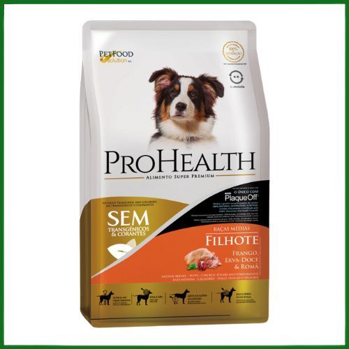 Ração Seca Doogs Pro Health para Cachorros Filhotes de Porte Médio