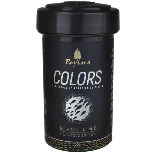 Ração Seca Poytara Colors Black Line para Peixes