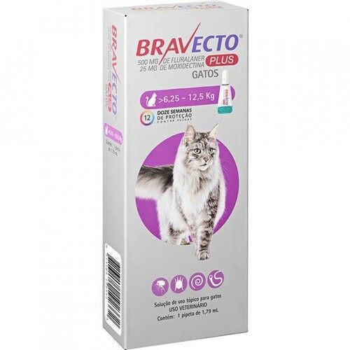Antiparasitário Externo Bravecto Plus 500mg para Gato