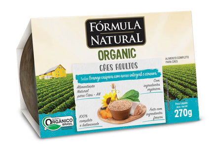 Fórmula Natural Organic Alimento Úmido Cães Adultos 270g