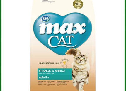 Ração Seca Max Premium Frango e Arroz para Gatos Adultos