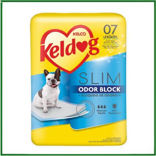 Tapete Higiênico Kelco Slim Odor Block para Cães