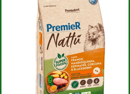 Ração Seca Premier Nattu Mandioquinha para Cachorros Adultos de Porte Pequeno