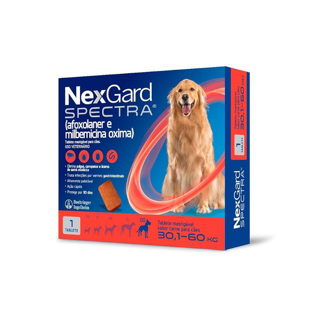 Antiparasitário Externo Nexgard para Cães 30.1 a 60 kg