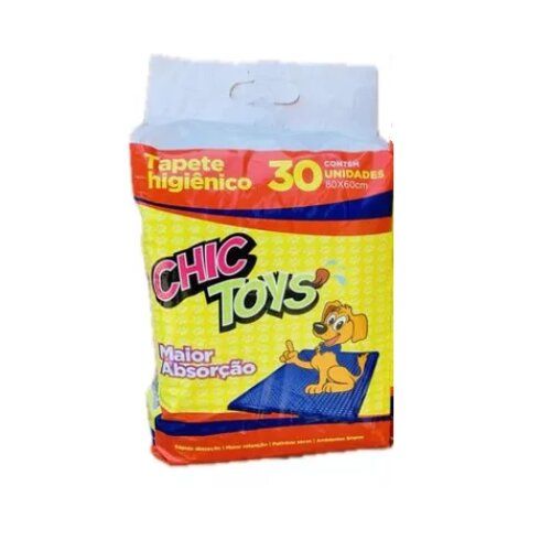 Tapete Higiênico Chic Toys 80x60 para Cães
