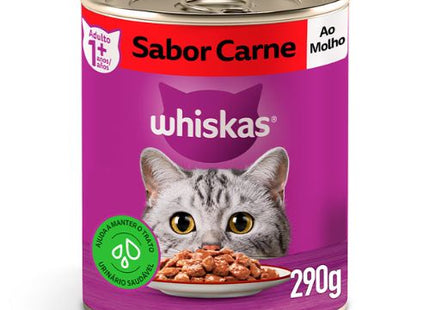 Ração Úmida Whiskas Carne ao Molho para Gatos