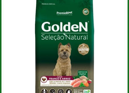 Ração Seca Golden Select Natural para Cachorros Adultos de Porte Pequeno Sênior