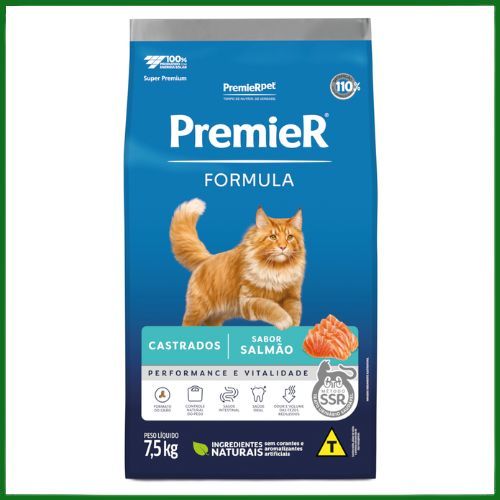 Ração Seca Premier para Gatos Castrados