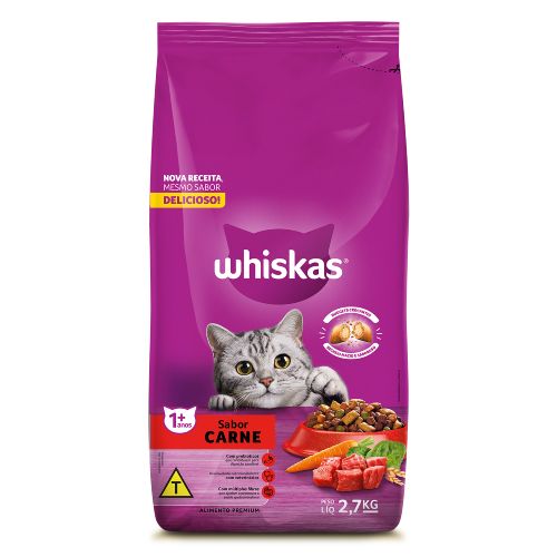 Ração Seca Whiskas Dry para Gatos Adultos