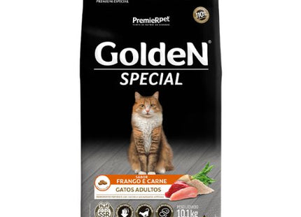 Ração Seca Golden Special Frango e Carne para Gatos Adultos
