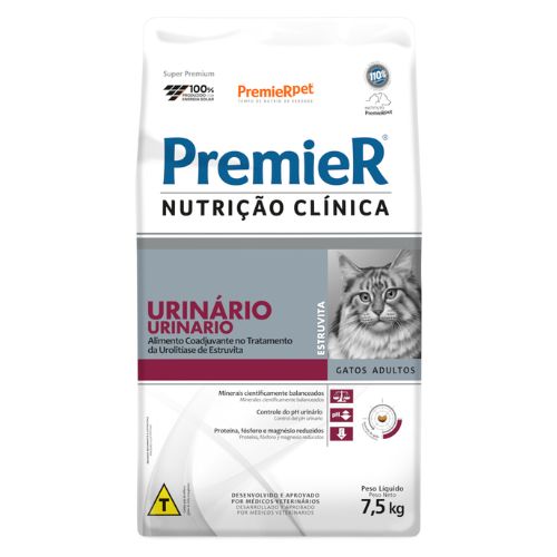Ração Seca Premier Nutrição Clínica Urinária para Gatos