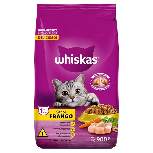 Ração Seca Whiskas para Gatos Adultos