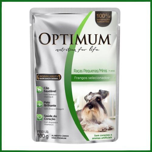 Ração Seca Optimum Frango para Cachorros Adultos de Porte Pequeno