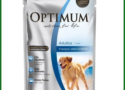 Ração Úmida Optimum Frango para Cachorros Adultos
