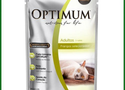 Ração Úmida Optimum Frango para Gatos Adultos