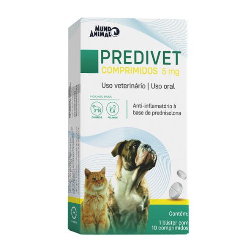 Antiparasitário Interno Predivet 5mg para Cães