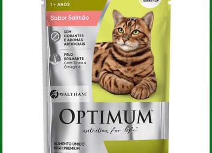 Ração Úmida Optimum Salmão para Gatos Adultos