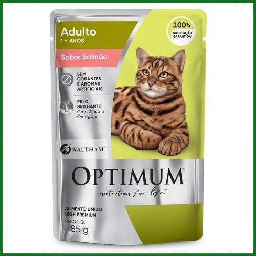 Ração Úmida Optimum Salmão para Gatos Adultos
