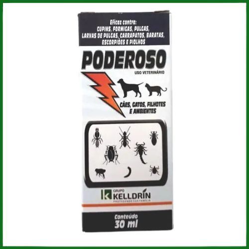 Solução Dermatológica Kelldrin Poderoso para Cachorros