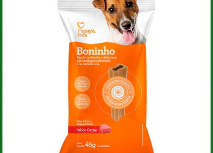 Petisco Boninho Carne para Cachorros de Porte Pequeno