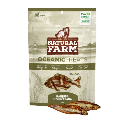 Snack Natural Farm Manjuba para Cachorros