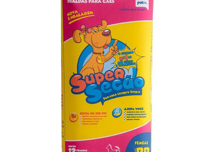 Fralda Descartável para Pets Petix Supersecao para Cães