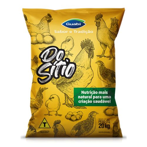 Ração Seca Do Sitio Aves Inicial Natural para Cachorros Filhotes