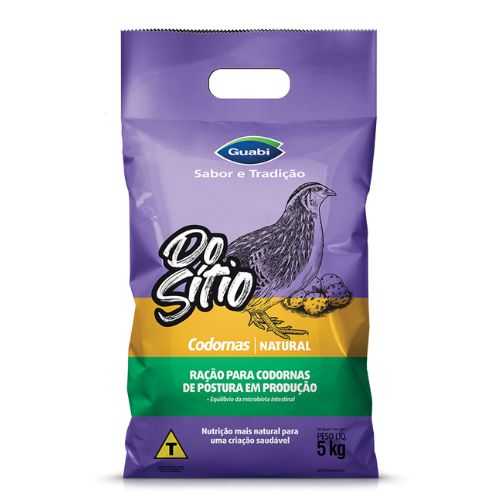 Ração Seca Do Sitio Codornas Natural para Cachorros Filhotes