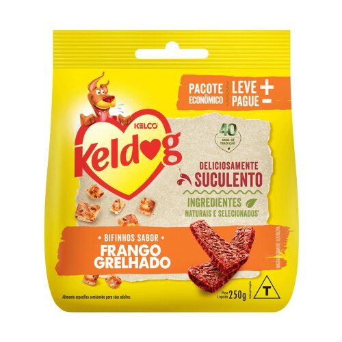 Snack Keldog Bifinho Criadores Frango Grelhado para Cachorros