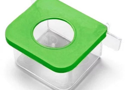 Comedouro Agrodog Retangular Pequeno 1 Furo para Cães e Gatos
