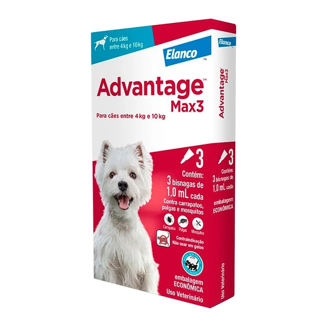 Antiparasitário Externo Advantage Max 3 para Cães