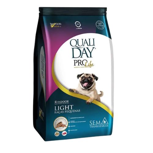 Ração Seca Qualiday Prolife Light para Cachorros de Porte Pequeno