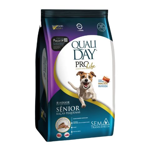 Ração Seca Qualiday Prolife para Cachorros Sênior de Porte Pequeno
