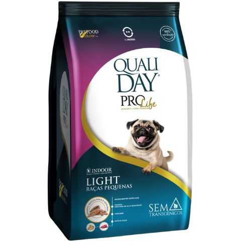 Ração Seca Qualiday Prolife Light para Cachorros de Porte Pequeno