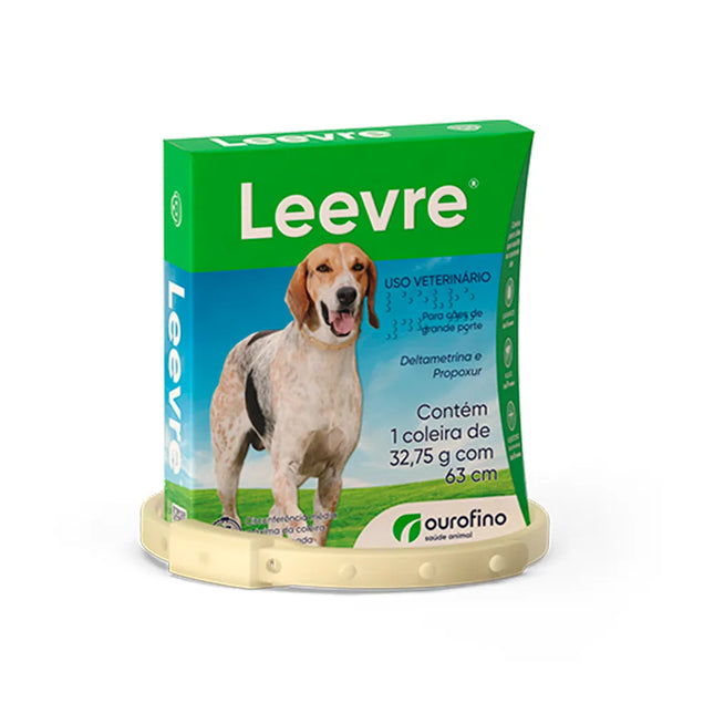 Coleira Antipulgas e Carrapatos Leevre 63 cm – Cães de Grande Porte