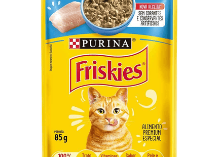 Friskies Sachê ao Molho Gatos Adultos 85 g – Sabores